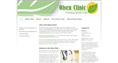 Desktop Screenshot of olsenclinic.com